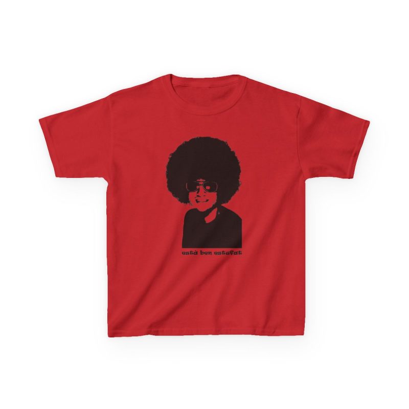 Camiseta infantil algodon grueso - Rojo - Estufat