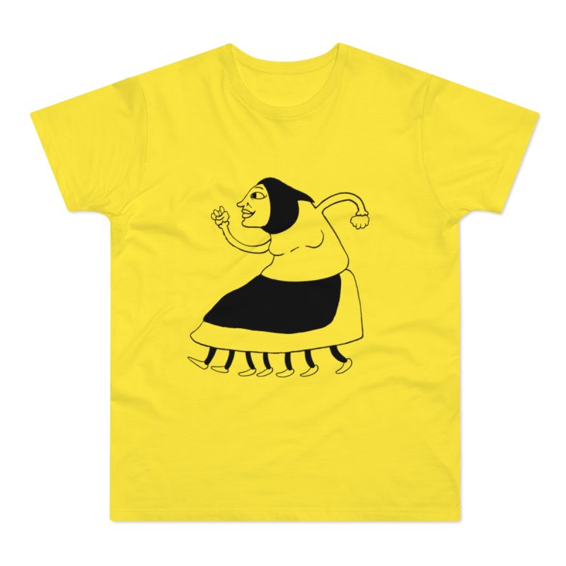 Camiseta hombre punto liso - Amarillo solar - Camiseta «Jaia Corema»