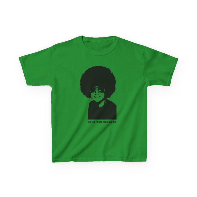 Camiseta infantil algodon grueso - Verde irlandes - Estufat
