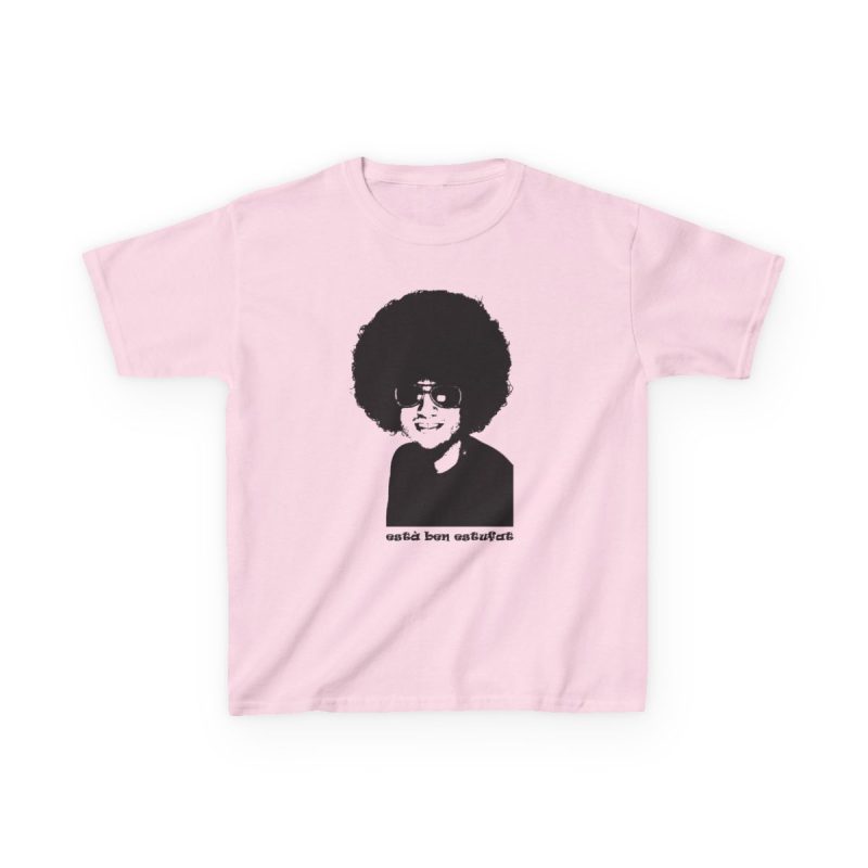 Camiseta infantil algodon grueso - Rosa claro - Estufat