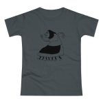 Camiseta mujer punto liso - Gris oscuro - Camiseta «Jaia Corema»
