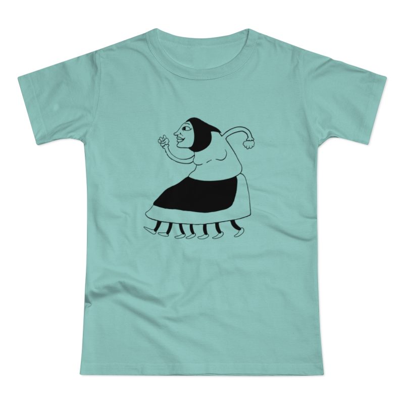 Camiseta mujer punto liso - Verde menta - Camiseta «Jaia Corema»