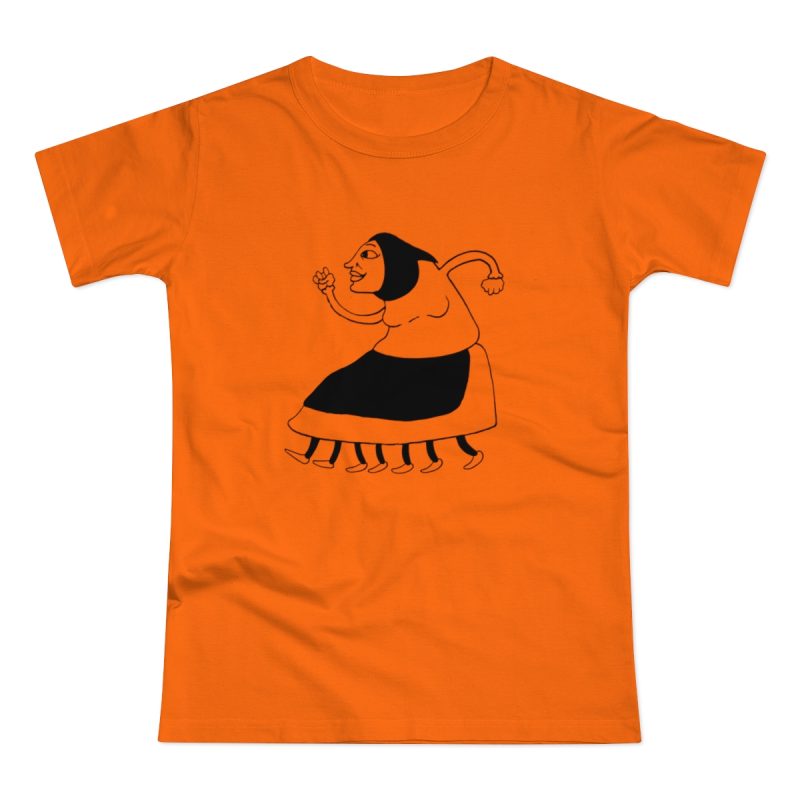 Camiseta mujer punto liso - Naranja - Camiseta «Jaia Corema»