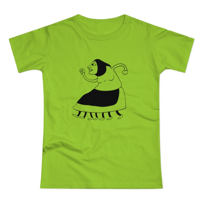Camiseta mujer punto liso - Verde orquidea - Camiseta «Jaia Corema»