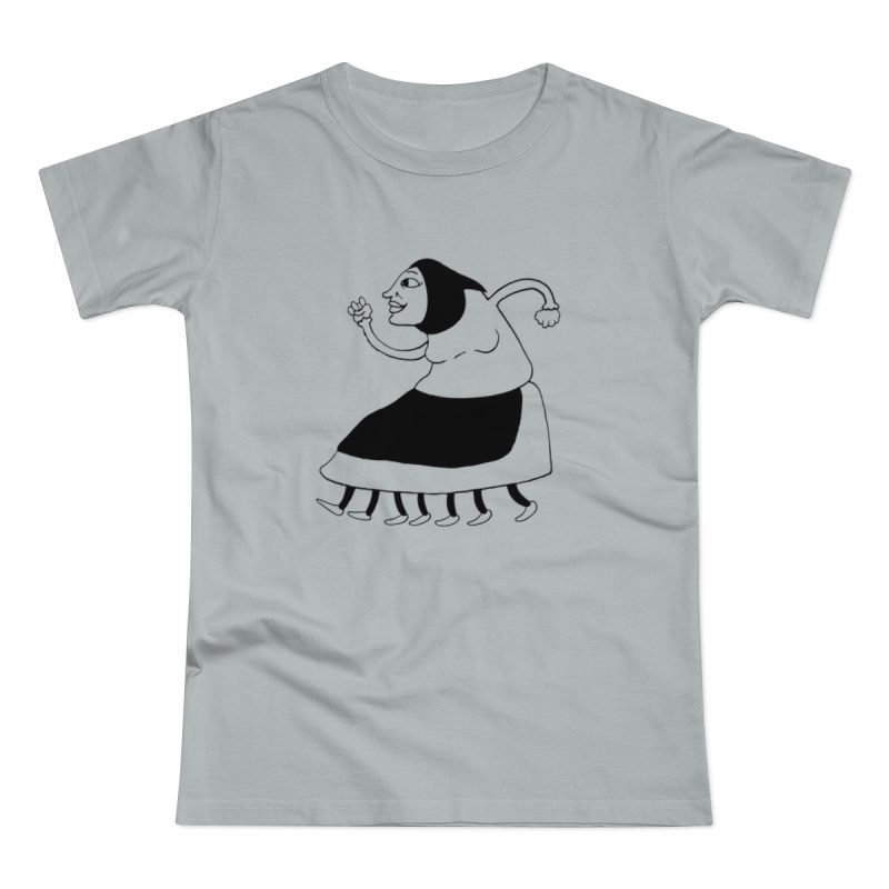 Camiseta mujer punto liso - Gris Pacifico - Camiseta «Jaia Corema»