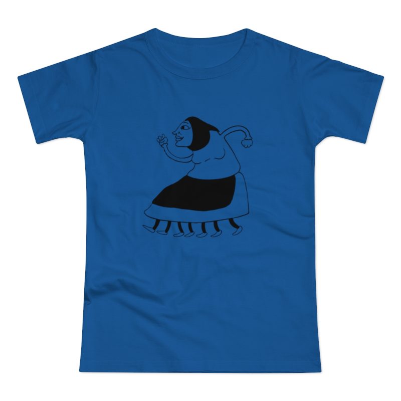 Camiseta mujer punto liso - Azul royal intenso - Camiseta «Jaia Corema»