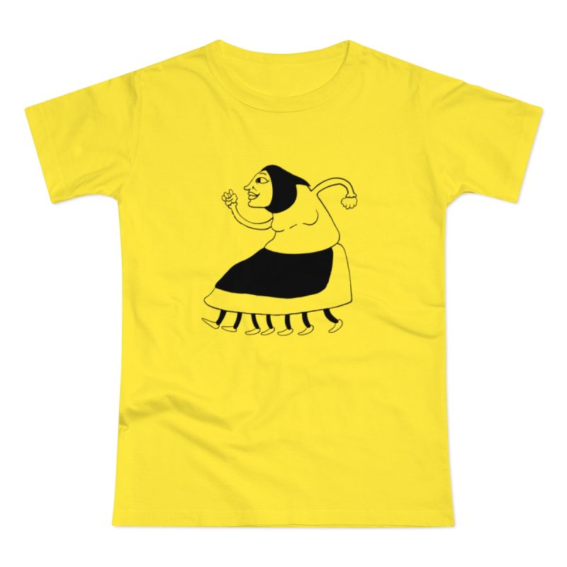Camiseta mujer punto liso - Amarillo solar - Camiseta «Jaia Corema»