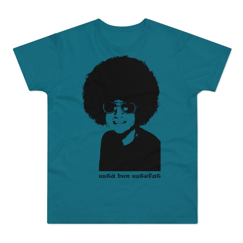 Camiseta hombre punto liso - Azul diva - Estufat