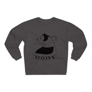 Sudadera cuello redondo premium - Antracita - Camiseta «Jaia Corema»