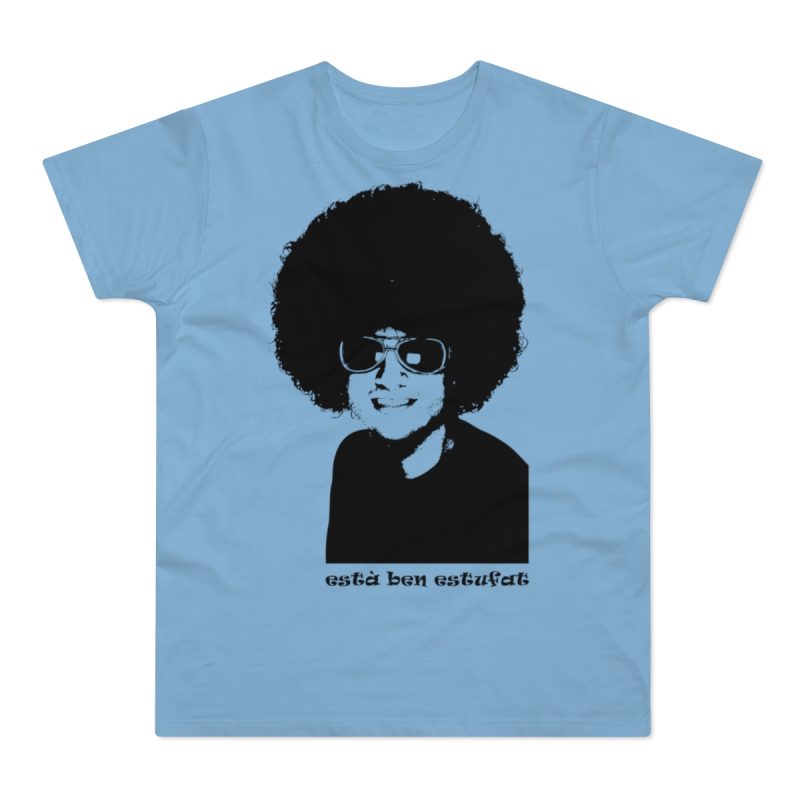 Camiseta hombre punto liso - Azul cielo - Estufat