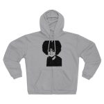 Sudadera capucha con cremallera premium - Gris jaspeado claro - Estufat