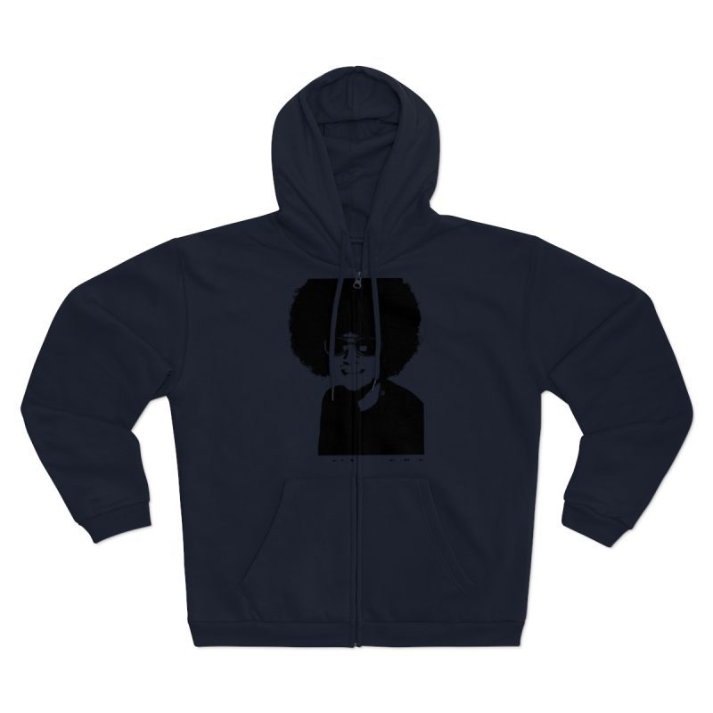 Sudadera capucha con cremallera premium - Azul marino - Estufat