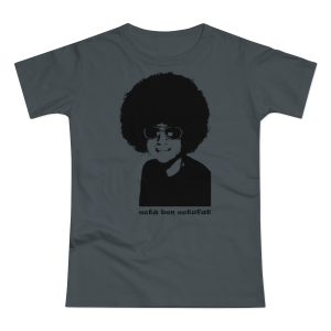 Camiseta mujer punto liso - Gris oscuro - Estufat
