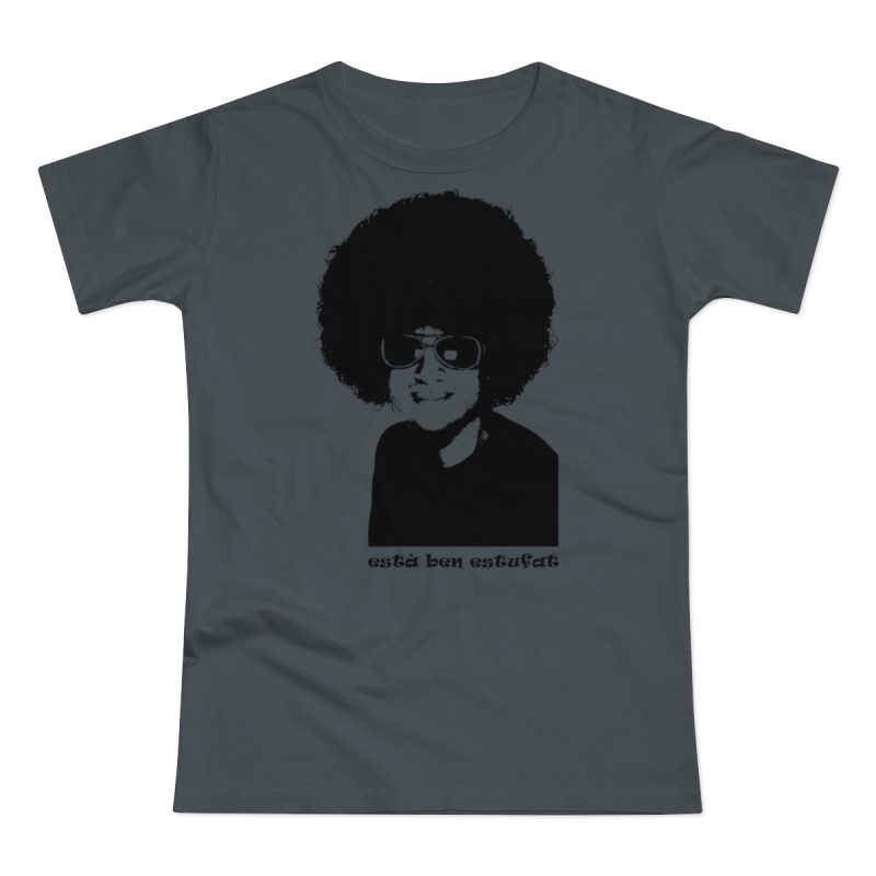 Camiseta mujer punto liso - Gris oscuro - Estufat Camiseta mujer punto liso - Gris oscuro - Estufat