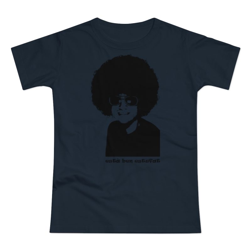 Camiseta mujer punto liso - Azul marino - Estufat