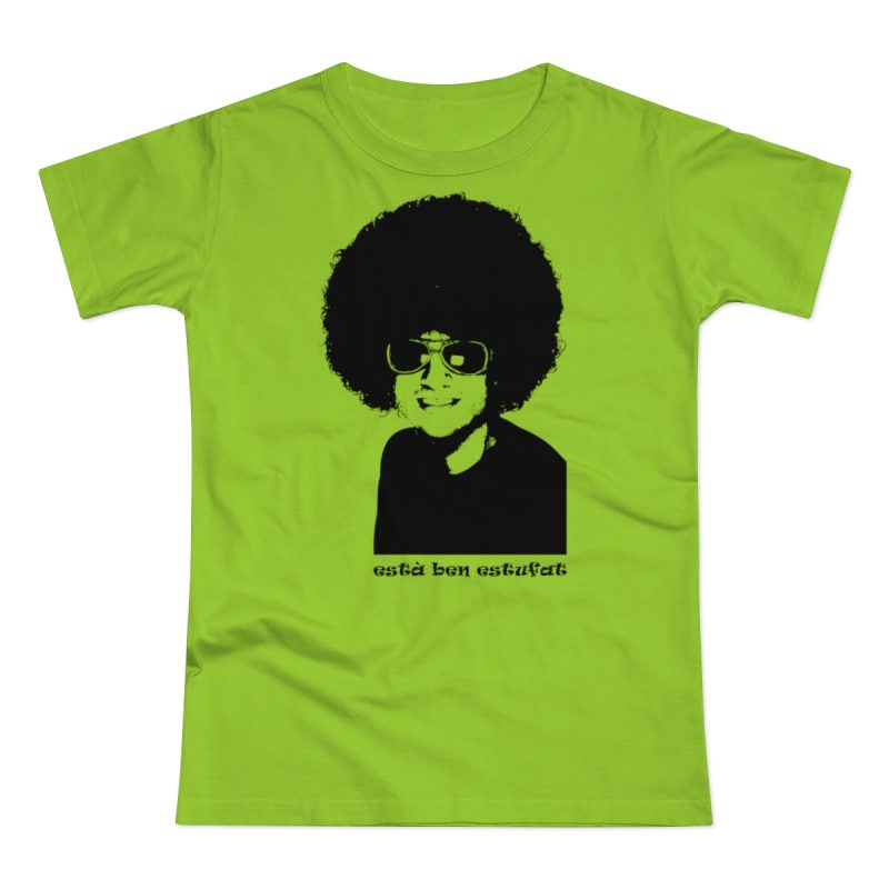 Camiseta mujer punto liso - Verde orquidea - Estufat