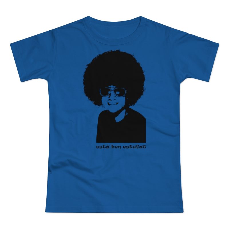 Camiseta mujer punto liso - Azul royal intenso - Estufat