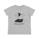 Camiseta mujer algodon medio - Gris deportivo - Camiseta «Jaia Corema»