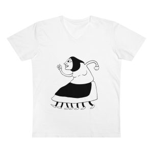 Camiseta hombre cuello de pico Presenter - Blanco - Camiseta «Jaia Corema»