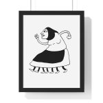 Poster enmarcado vertical - Negro - Camiseta «Jaia Corema» Poster enmarcado vertical - Negro - Camiseta «Jaia Corema»