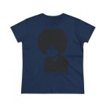 Camiseta mujer algodon medio - Azul marino - Estufat