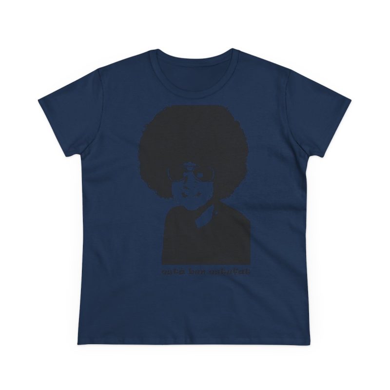 Camiseta mujer algodon medio - Azul marino - Estufat