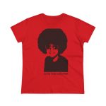 Camiseta mujer algodon medio - Rojo - Estufat