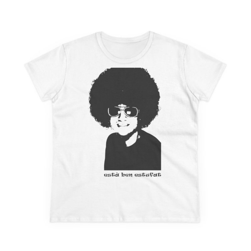Camiseta mujer algodon medio - Blanco - Estufat