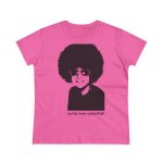 Camiseta mujer algodon medio - Rosa azalea - Estufat