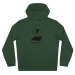 Sudadera con capucha King - Verde botella - Camiseta «Jaia Corema» Sudadera con capucha King - Verde botella - Camiseta «Jaia Corema»