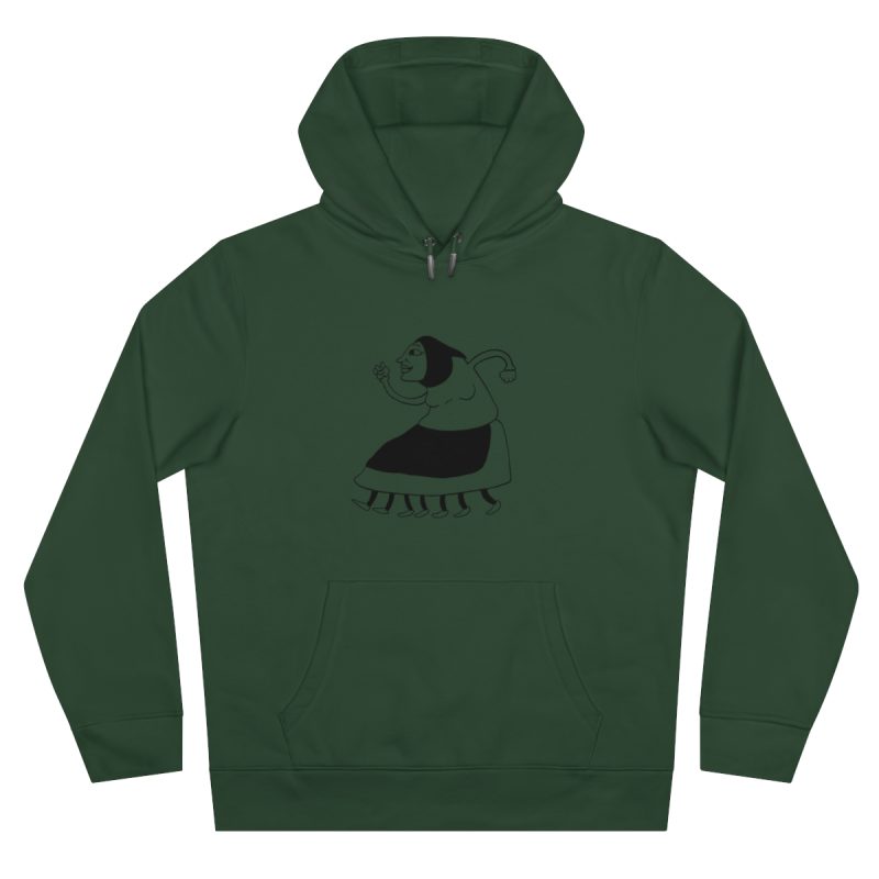 Sudadera con capucha King - Verde botella - Camiseta «Jaia Corema»