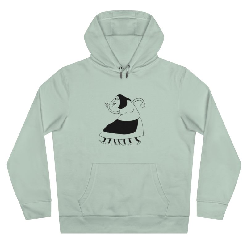 Sudadera con capucha King - Verde agua - Camiseta «Jaia Corema»