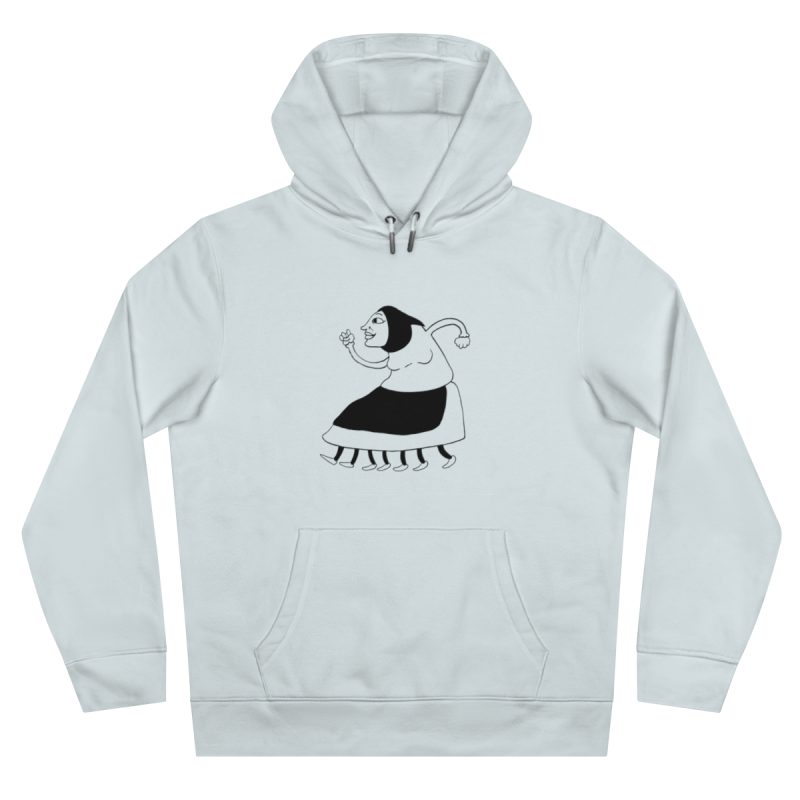 Sudadera con capucha King - Azul cielo puro - Camiseta «Jaia Corema»