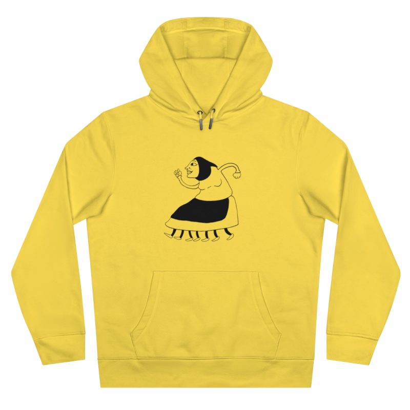 Sudadera con capucha King - Amarillo chispa - Camiseta «Jaia Corema»
