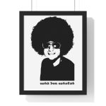 Poster enmarcado vertical - Negro - Estufat