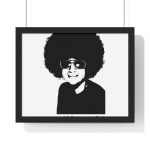 Poster enmarcado horizontal - Negro - Estufat