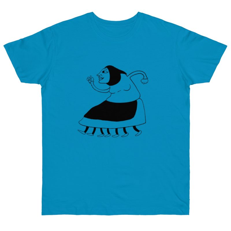 Camiseta punto liso - Azul atolon - Camiseta «Jaia Corema»