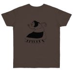 Camiseta punto liso - Marron oso - Camiseta «Jaia Corema» Camiseta punto liso - Marron oso - Camiseta «Jaia Corema»