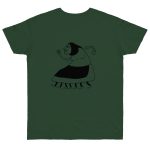 Camiseta punto liso - Verde botella - Camiseta «Jaia Corema» Camiseta punto liso - Verde botella - Camiseta «Jaia Corema»