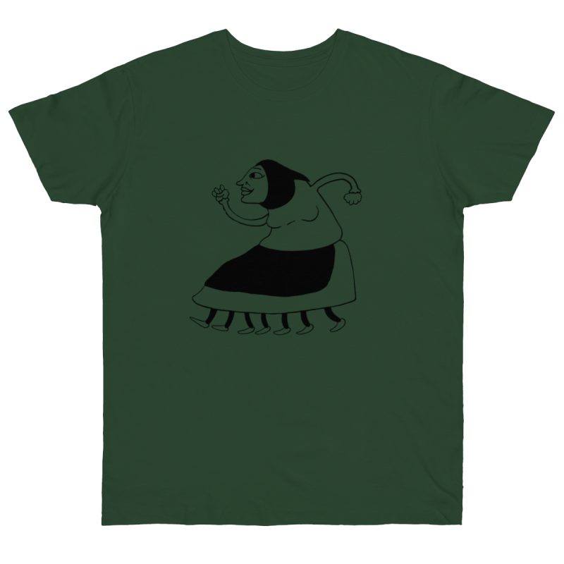 Camiseta punto liso - Verde botella - Camiseta «Jaia Corema»