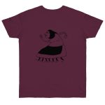 Camiseta punto liso - Burdeos - Camiseta «Jaia Corema» Camiseta punto liso - Burdeos - Camiseta «Jaia Corema»
