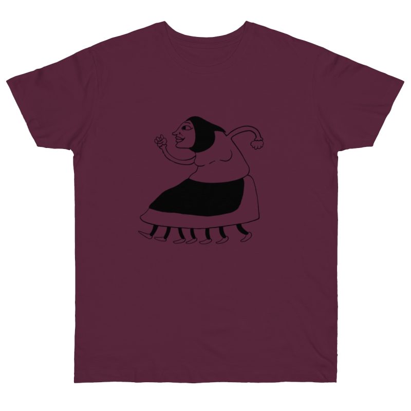 Camiseta punto liso - Burdeos - Camiseta «Jaia Corema»