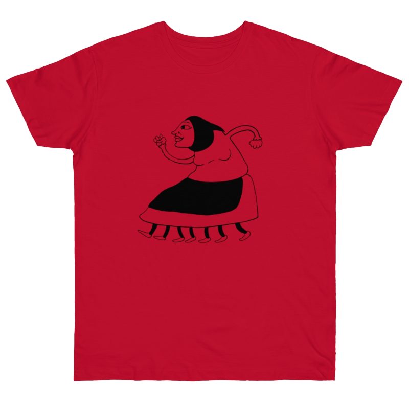 Camiseta punto liso - Rojo profundo - Camiseta «Jaia Corema»