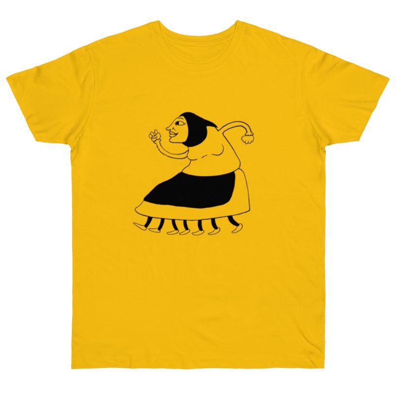 Camiseta punto liso - Amarillo dorado - Camiseta «Jaia Corema»