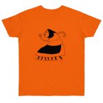 Camiseta punto liso - Naranja - Camiseta «Jaia Corema» Camiseta punto liso - Naranja - Camiseta «Jaia Corema»