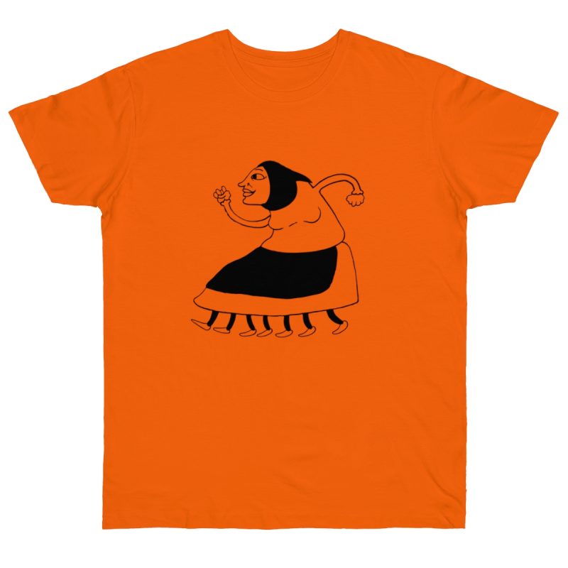 Camiseta punto liso - Naranja - Camiseta «Jaia Corema»