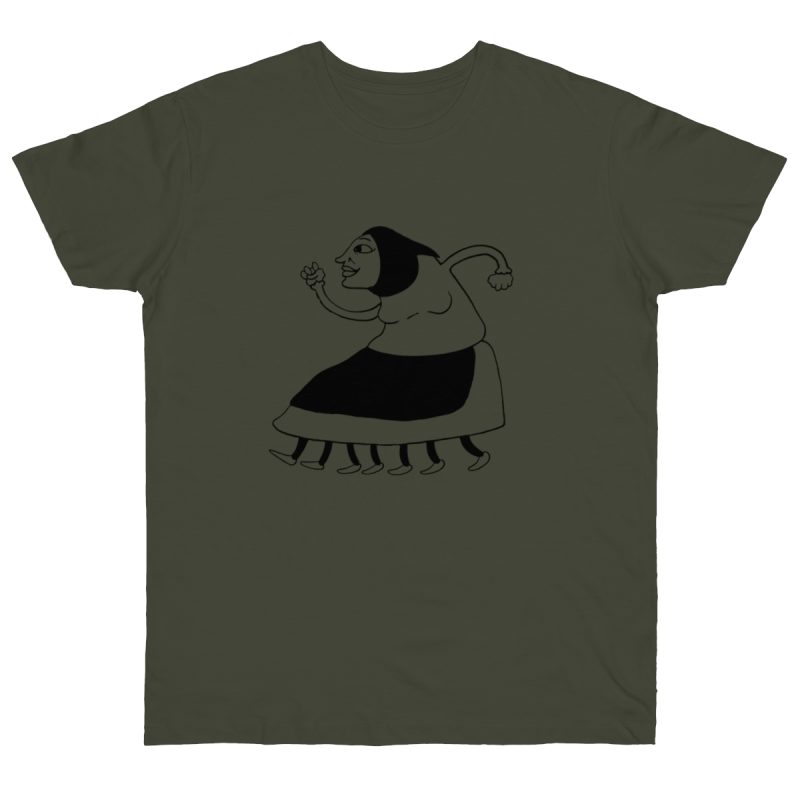 Camiseta punto liso - Caqui urbano - Camiseta «Jaia Corema»
