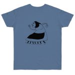 Camiseta punto liso - Azul vaquero - Camiseta «Jaia Corema» Camiseta punto liso - Azul vaquero - Camiseta «Jaia Corema»