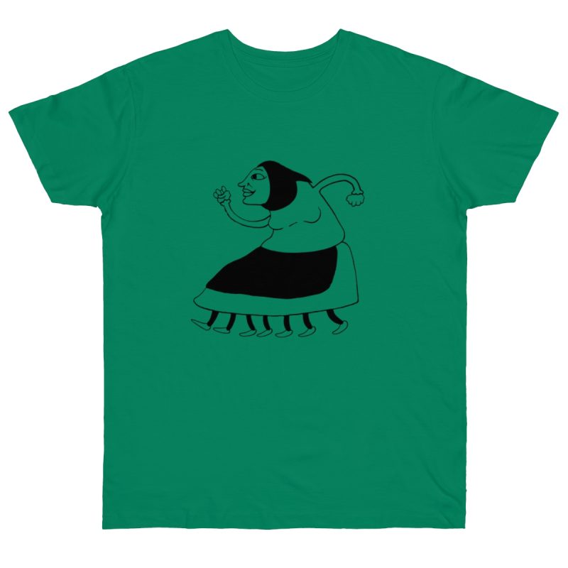 Camiseta punto liso - Verde Kelly - Camiseta «Jaia Corema»