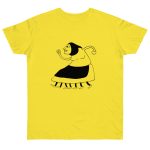 Camiseta punto liso - Amarillo solar - Camiseta «Jaia Corema» Camiseta punto liso - Amarillo solar - Camiseta «Jaia Corema»